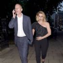 Billie Piper and Laurence Fox &#8211; Arriving late for the glamour awards in London