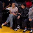 Kim Kardashian – With Kris Jenner and Sarah Staudinger at the Lakers game - 454 x 303