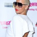 Amber Rose at Perez Hilton's tenth anniversary party in Hollywood, California - September 20, 2014 - 306 x 712