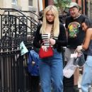Emily Alyn Lind – On the set of ‘Gossip Girl’ in the West Village – Manhattan - 454 x 671