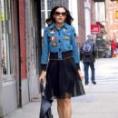 Famke Janssen – Out and about in New York