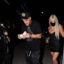 Tana Mongeau with Jake Paul at Alex Warren’s birthday in Hollywood