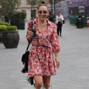 Myleene Klass – In a short floral dress and boots at Smooth radio in London - 454 x 643