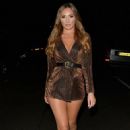 Georgie Clarke – Arriving at Libertine night club in London - 454 x 715