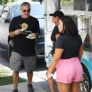 Golnesa Gharachedaghi – With Mercedes Javid on the set of Shahs of Sunset on Robertson Blvd - 454 x 681