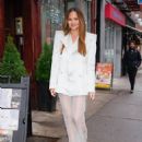 Chrissy Teigen – Arriving at a Vietnamese restaurant for lunch in New York