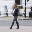 Danielle Mason – Leaving Harley street clinic in London - 454 x 410