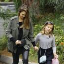 Jessica Alba and Honor Warren Go to a Party in Beverly Hills - 401 x 600