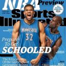Karl-Anthony Towns, Kevin Garnett - Sports Illustrated Magazine Cover [United States] (26 October 2015)