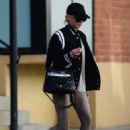Kimberly Stewart – In a leggings and white trainers for a gym session in Los Angeles