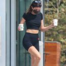 Kendall Jenner – Out for a morrning coffee in Malibu