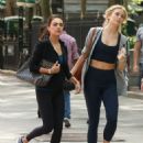 Justine Lupe – With Mila Kunis on set of the ‘Luckiest Girl Alive’ in New York - 454 x 568