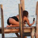 Irina Shayk – With Stella Maxwell in bikinis in Ibiza - 454 x 345