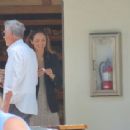 Katharine McPhee – With husband David Foster at a Malibu shopping center - 454 x 340