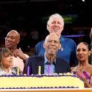 Paula Abdul – Kareem Abdul Jabbar celebrate his 75th Birthday at Crypto.com Arena in L. A