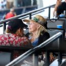 Faye Dunaway – Seen enjoying the horse races at Santa Anita Park - 454 x 314