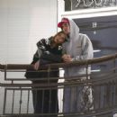 Hailey Bieber &#8211; With Justin Seen at Sushi Park in Los Angeles