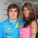 Jenny Kessler and Fernando Alonso