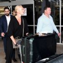 Sarah Murdoch – Arriving at Sydney International Airport - 454 x 324