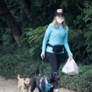 Courtney Thorne-Smith – Out for a dog walk in Brentwood - 454 x 573