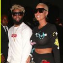Amber Rose and Odell Beckham Jr. Attend the  Neon Carnival during the 2017 Coachella Music Festival in Indio, California - April 15, 2017