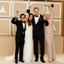 Ke Huy Quan, Michelle Yeoh, Brendan Fraser and Jamie Lee Curtis - The 95th Annual Academy Awards - Press Room (2023)