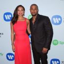 Actress Rochelle Aytes (L) and guest attend the Warner Music Group annual Grammy celebration at Chateau Marmont on February 8, 2015 in Los Angeles, California - 427 x 600
