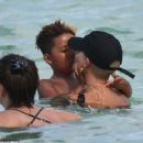 Amber Rose and Sebastian on Miami Beach in Miami, Florida - August 18, 2017 - 454 x 419