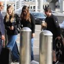 Sibi Blazic – With Emmeline Bale Seen at LAX in Los Angeles - 454 x 378