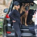 Nicole Richie &#8211; On a hike in the hills of Los Angeles with her dogs