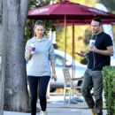 Maria Menounos – Seen with husband Keven Undergaro at Coffee Bean in Los Angeles - 454 x 599