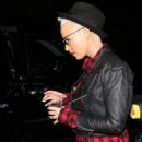 Amber Rose and Wiz Khalifa at the Jay Z Concert at the Staples Center in Los Angeles, California - December 9, 2013 - 454 x 599