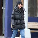 Julianna Margulies – Strolling with her dog in The West Village - 454 x 636