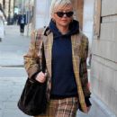 Kimberly Hart-Simpson – Dressed in checked co-ord on the street in Manchester - 454 x 877