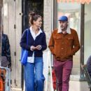 Katie Holmes – Steps out with a friend in New York