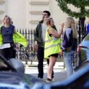 Imogen Poots – Filming ‘For Life’ filmed in central London