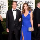 Cindy Crawford and Rande Gerber: 72nd Annual Golden Globe Awards 2015- Arrivals