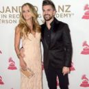 Karen Martinez and Juanes– 2017 Person of the Year Gala Honoring Alejandro Sanz - Arrivals - 400 x 600