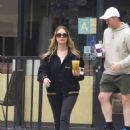 Ashley Benson – Steps out for iced tea