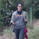 Sarah Silverman – Out for a hike with her dog in Los Feliz