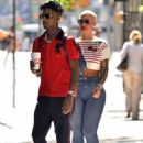 Amber Rose and 21 Savage Out in New York City - July 19, 2017