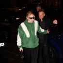 Gigi Hadid – On a night out at the Al-Ajami Lebanese restaurant in Paris - 454 x 681