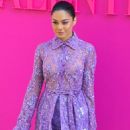 Vanessa Hudgens – Posing for pictures at Valentino fashion show in Paris