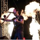 Frontman Sully Erna of Godsmack performs during the Las Rageous music festival at the Downtown Las Vegas Events Center on April 21, 2017 in Las Vegas, Nevada - 454 x 362