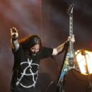 Andreas Kisser of Sepultura performs at Palco Mundo at Cidade do Rock on October 4, 2019 in Rio de Janeiro, Brazil - 454 x 303