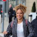 Angela Griffin – Seen leaving the tv studios in Manchester - 454 x 707