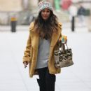 Preeya Kalidas – in knee high boots and beenie hat at BBC Broadcasting Hous - 454 x 623