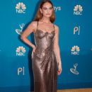 Lily James wears Versace - The 74th Primetime Emmy Awards on September 12, 2022