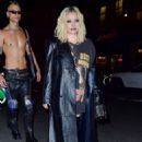 Avril Lavigne – With designer Luis De Javiersteps seen out at the party in New York