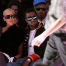 Amber Rose and Kanye West with guests attend Mercedes-Benz Fall 2009 Fashion Week at Bryant Park in New York City - February 18, 2009 - 454 x 332